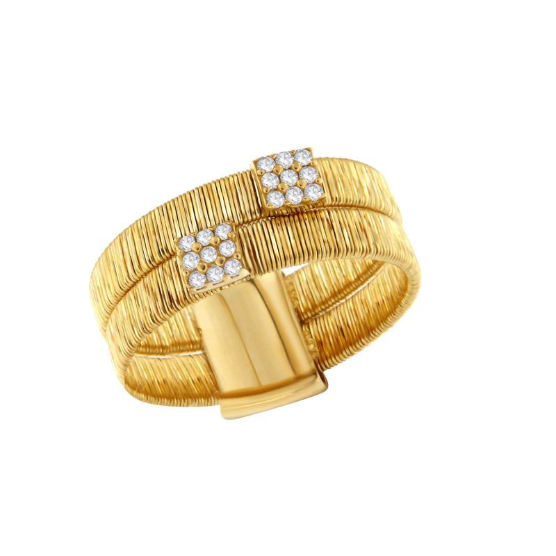 Δαχτυλίδι χρυσό filigree με ζιργκόν