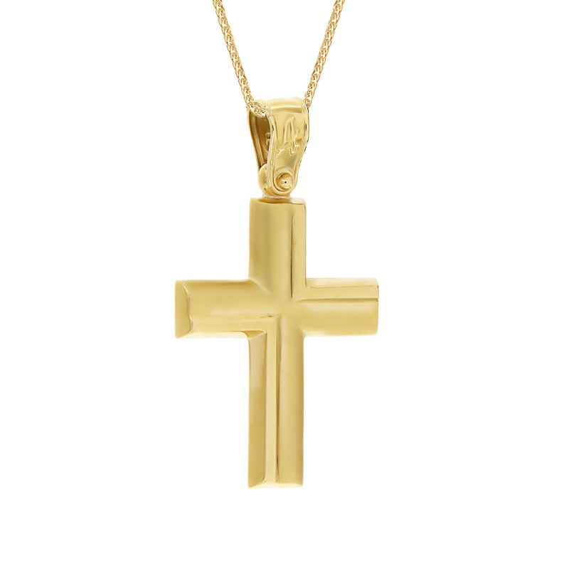 Χρυσός ανδρικός σταυρός