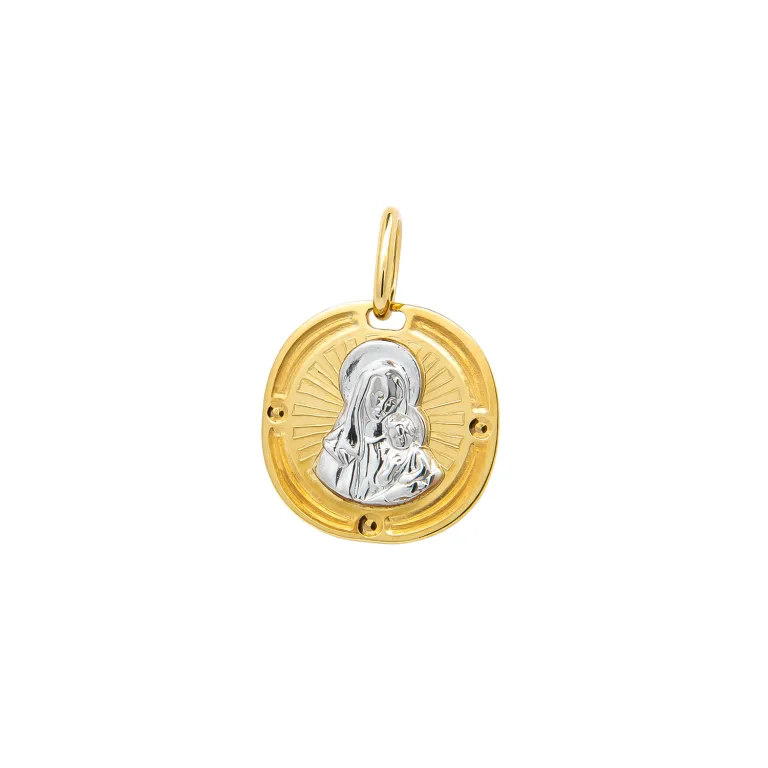 Chriso Strogilo Filaxto Panagia me Aktinoto Fondo