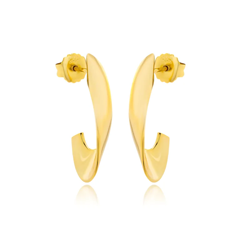 JOOLS ασημένια επιχρυσωμένα σκουλαρίκια TE25278.2