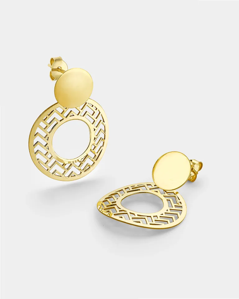 Ασημένια επιχρυσωμένα σκουλαρίκια VOGUE 20178434201