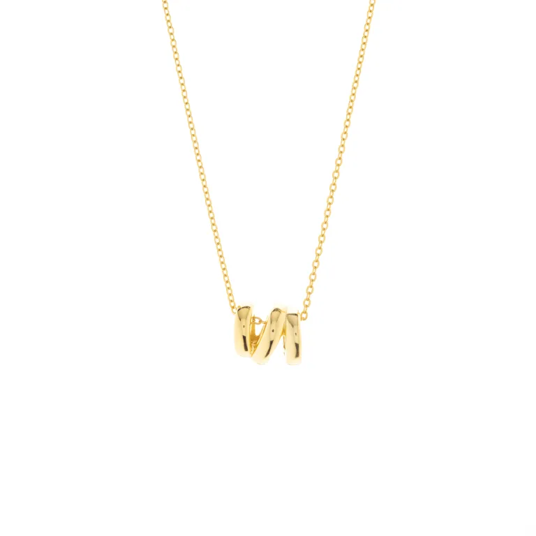 Ασημένιο επιχρυσωμένο κολιέ JOOLS FSN4193.2