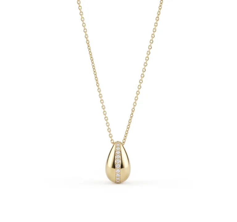 Ασημένιο επιχρυσωμένο κολιέ JOOLS με πέτρες ζιργκόν FSN4208.2