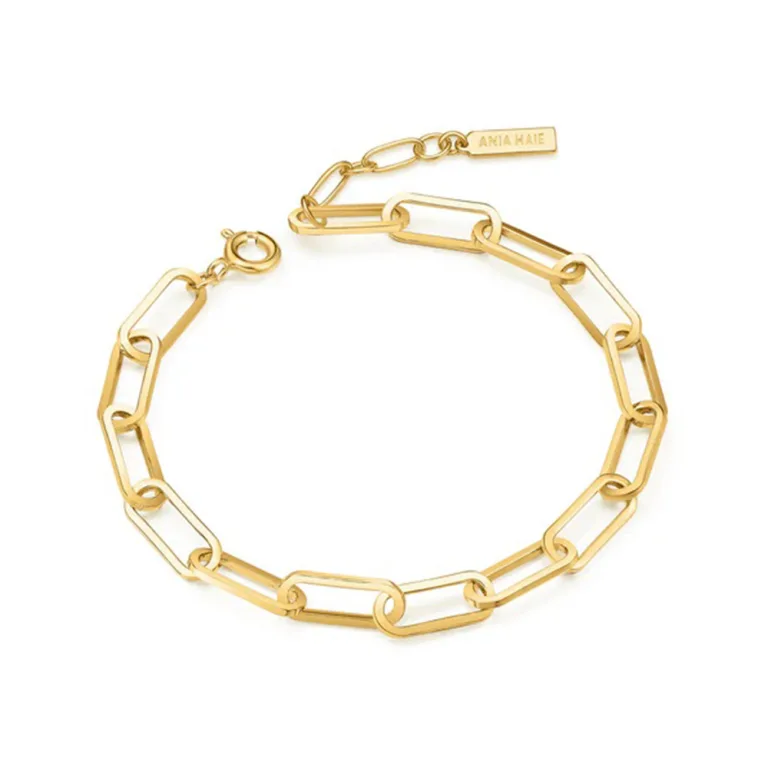 Ασημένιο επιχρυσωμένο βραχιόλι ANIA HAIE B062-04G