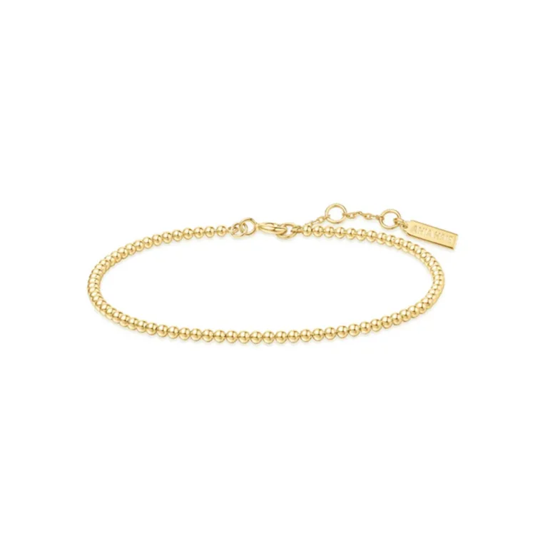 Ασημένιο επιχρυσωμένο βραχιόλι ANIA HAIE B063-03G