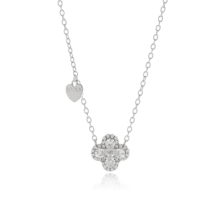 Ασημένιο κολιέ JOOLS με πέτρες ζιργκόν JSN3407.1