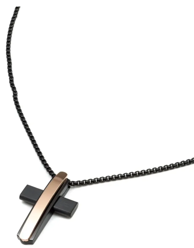 U.S POLO ASSN κολιέ από ανοξείδωτο ατσάλι Black JW6009NK