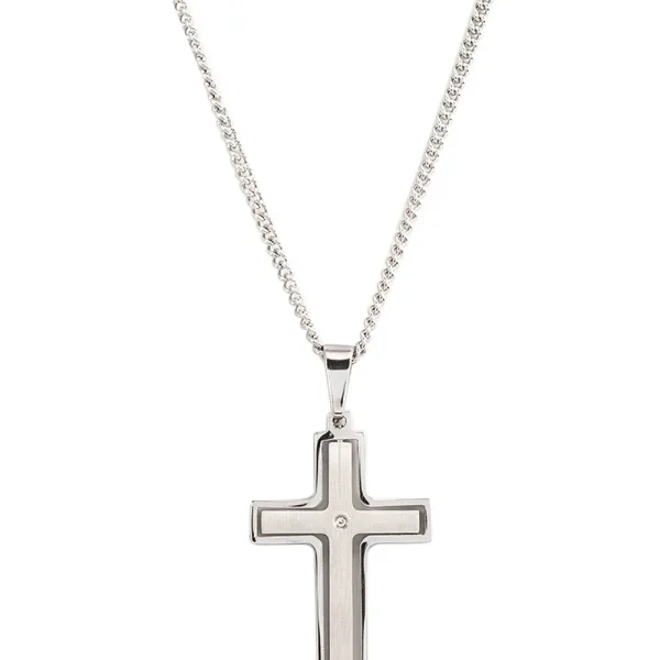 U.S POLO ASSN κολιέ από ανοξείδωτο ατσάλι Silver JW6018NK