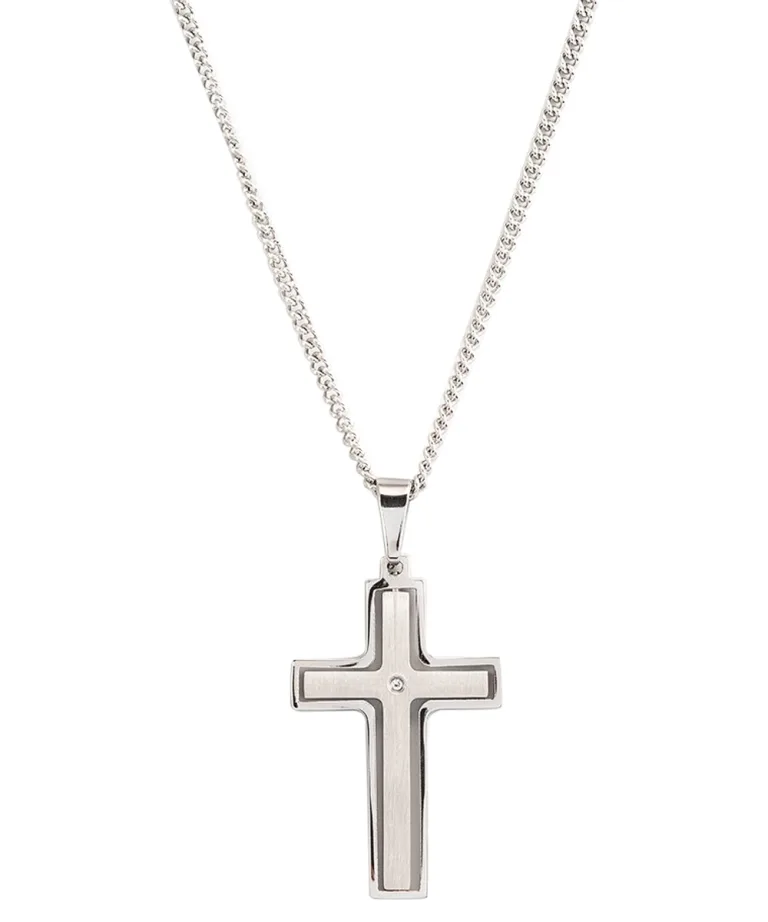 U.S POLO ASSN κολιέ από ανοξείδωτο ατσάλι Silver JW6018NK