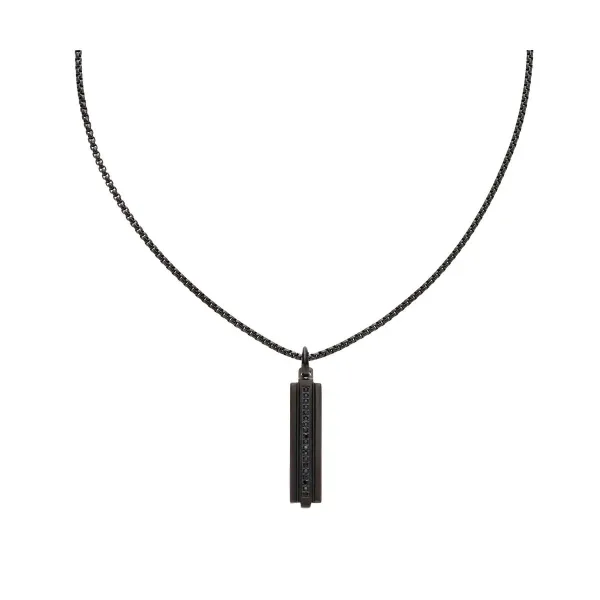 U.S POLO ASSN κολιέ από ανοξείδωτο ατσάλι Black JW6079NK