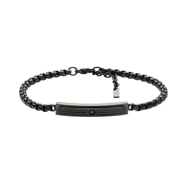 U.S POLO ASSN βραχιόλι από ανοξείδωτο ατσάλι Black JW9316BR
