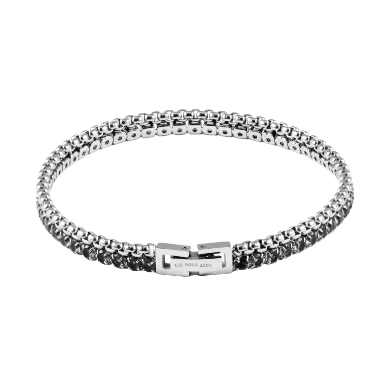 U.S POLO ASSN βραχιόλι από ανοξείδωτο ατσάλι Silver JW9292BR