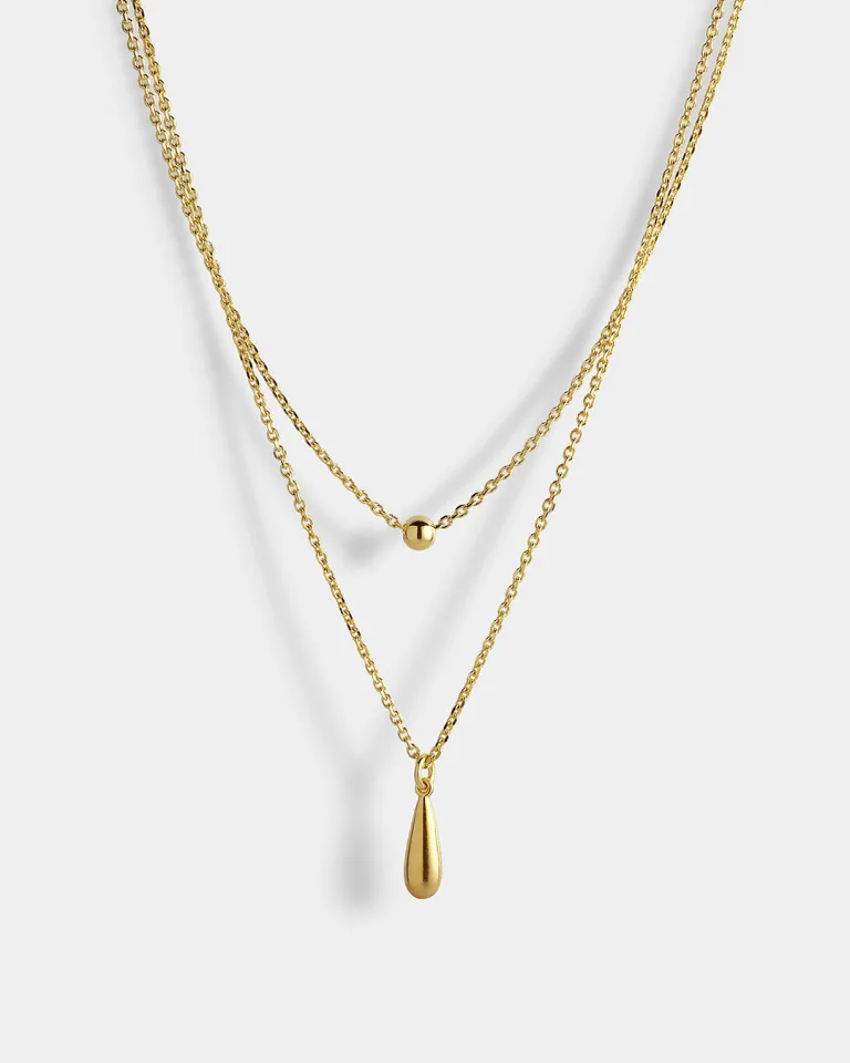 Ασημένιο επιχρυσωμένο κολιέ VOGUE 20177311401