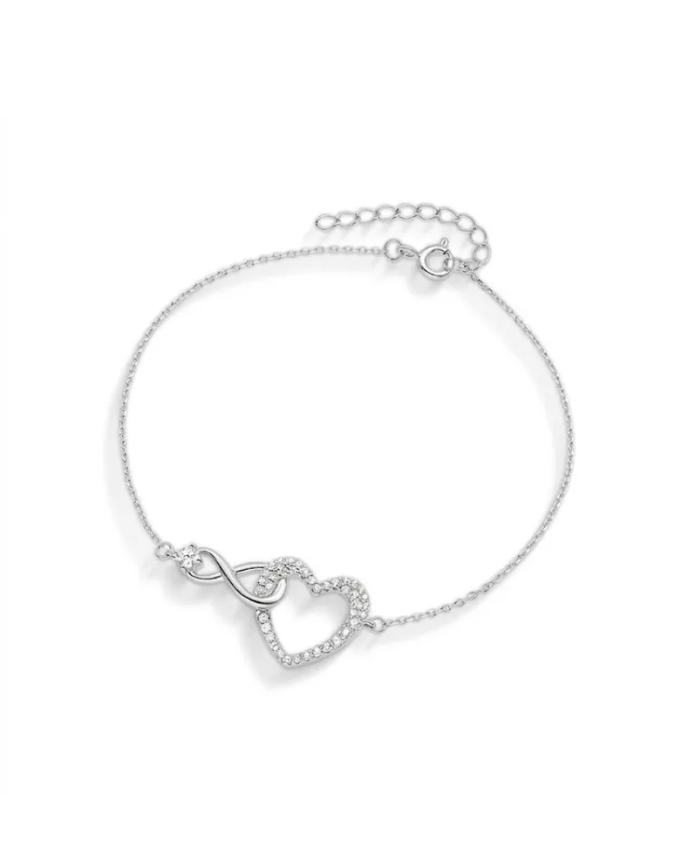 Ασημένιο βραχιόλι VOGUE με πέτρες ζιργκόν 20171581313