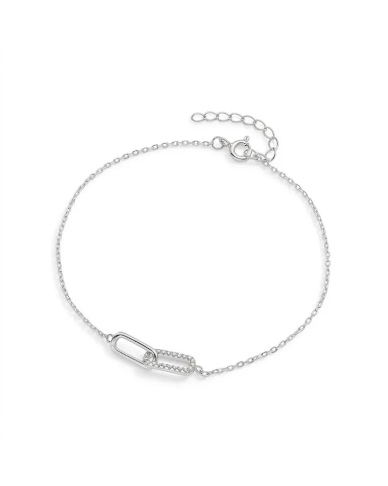 Ασημένιο βραχιόλι VOGUE με πέτρες ζιργκόν 20171581313