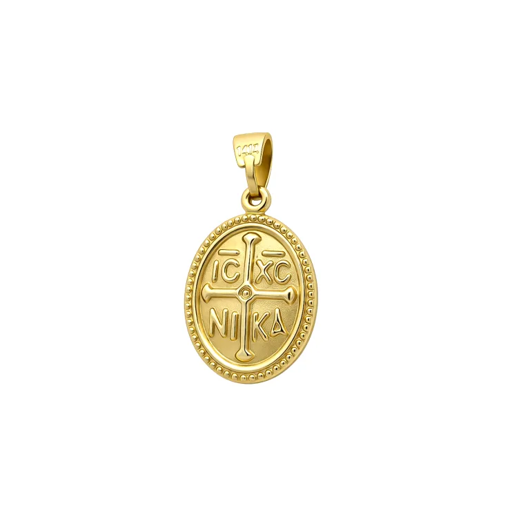 Chriso Oval Konstantinato Fylachto Diplis Opsis K14 me Panagia Vrefokratousa